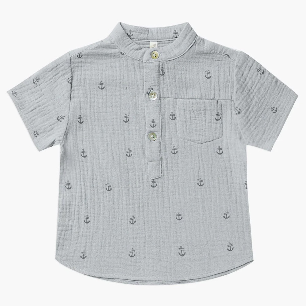 Boys Shirt Rylee + Cru Mason Anchor